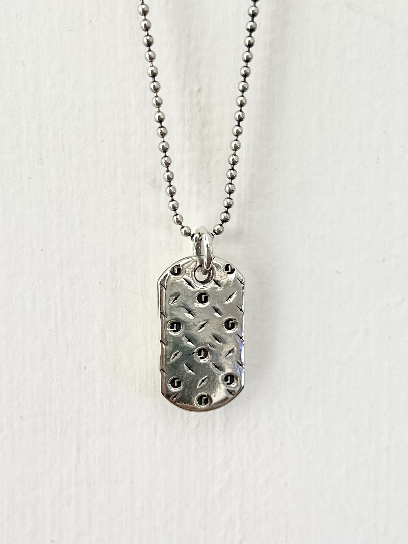 LONEONES x Gallery Dept. Dog Tag Pendant Necklace