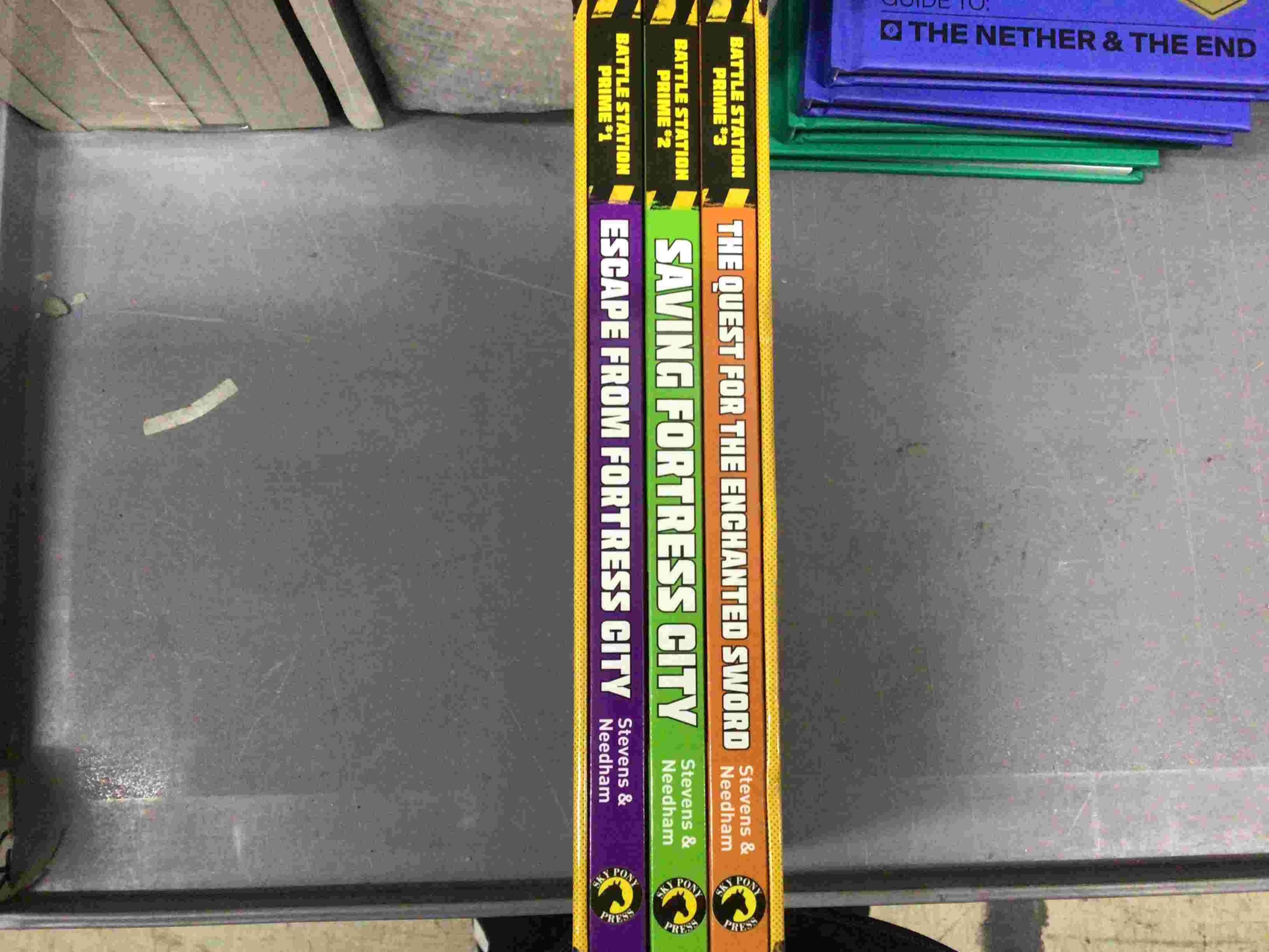 The Unofficial Battle Station Prime Box Set for Beginner Readers: High-Interest, Illustrated Graphic Novels for Minecrafters 3 books Collection