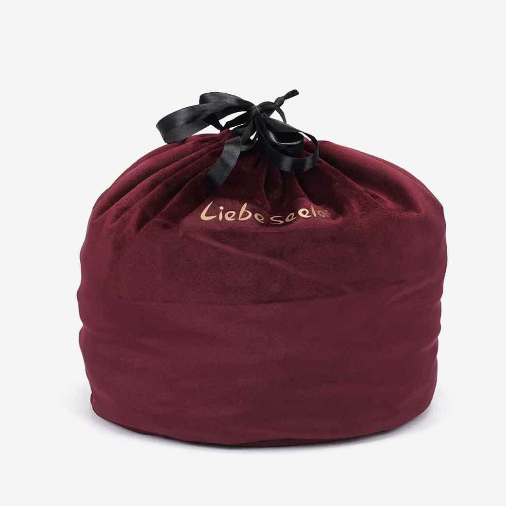 Liebe Seele Bondage Large Storage Bag Cylindrical 收納袋 酒紅色