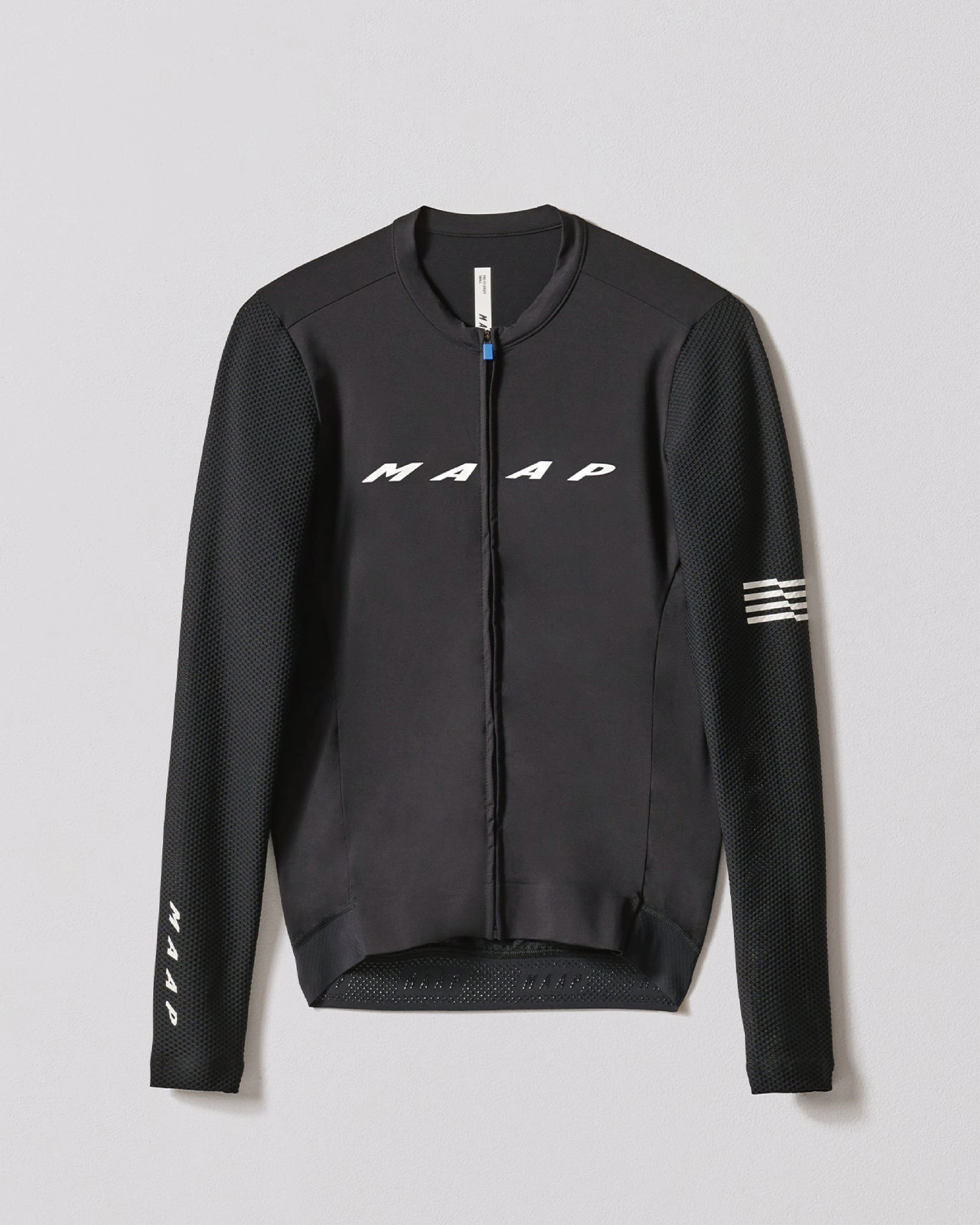 【MAAP】Evade Pro Base LS Jersey 2.0 Black 男長袖車衣 黑