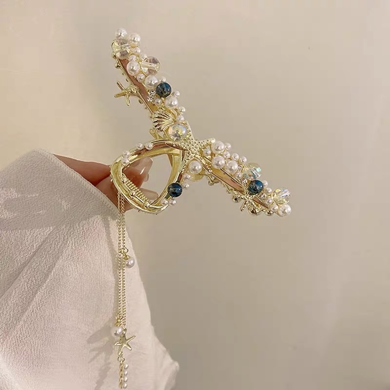 Heart of Ocean Tassel Hair Claw