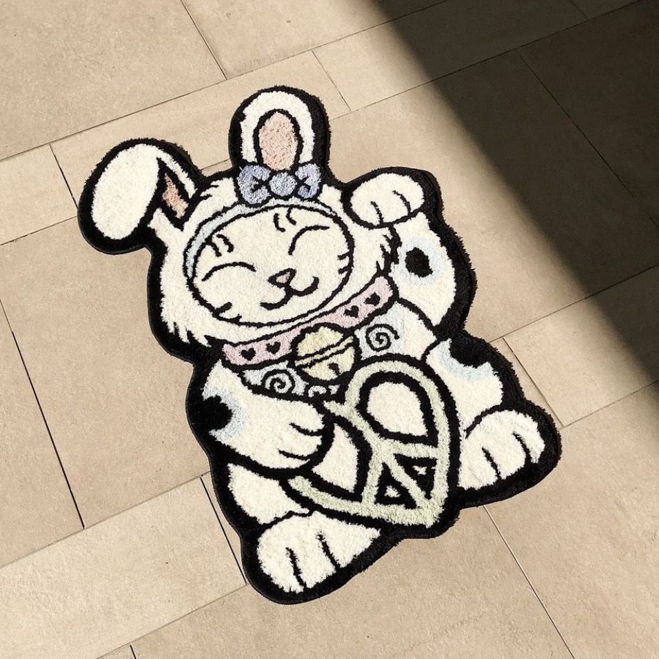 RAW EMOTIONS 兔貓毯 情人節限定款