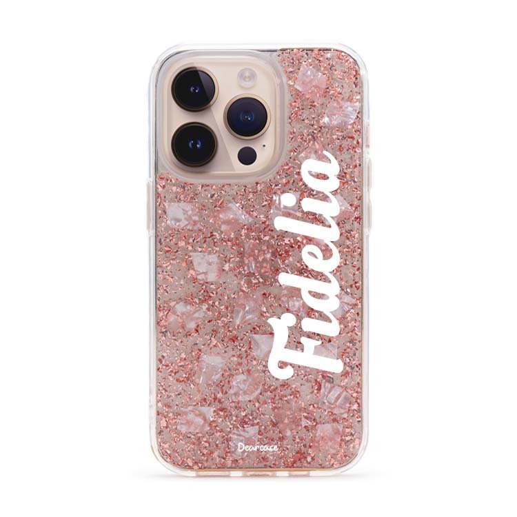 唯一的妳 玫瑰金貝拉殼 - (訂製名字) iPhone客製化手機殼