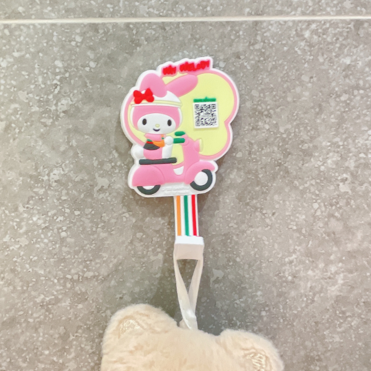 22236-MM Sanrio x 7-11 聯乘 磁貼掛勾 #LC22 B. My Melody