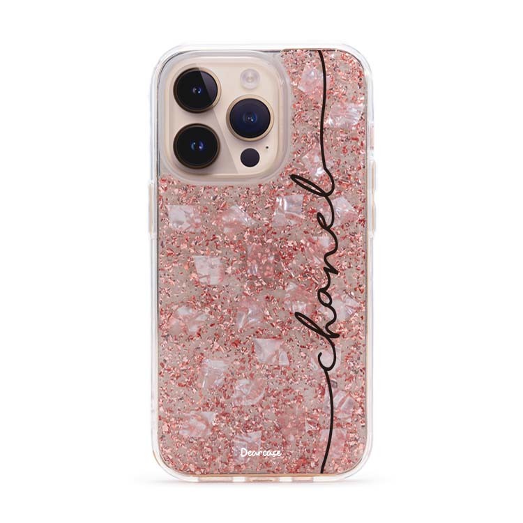 玫金小香 玫瑰金貝拉殼 - (訂製名字) iPhone客製化手機殼