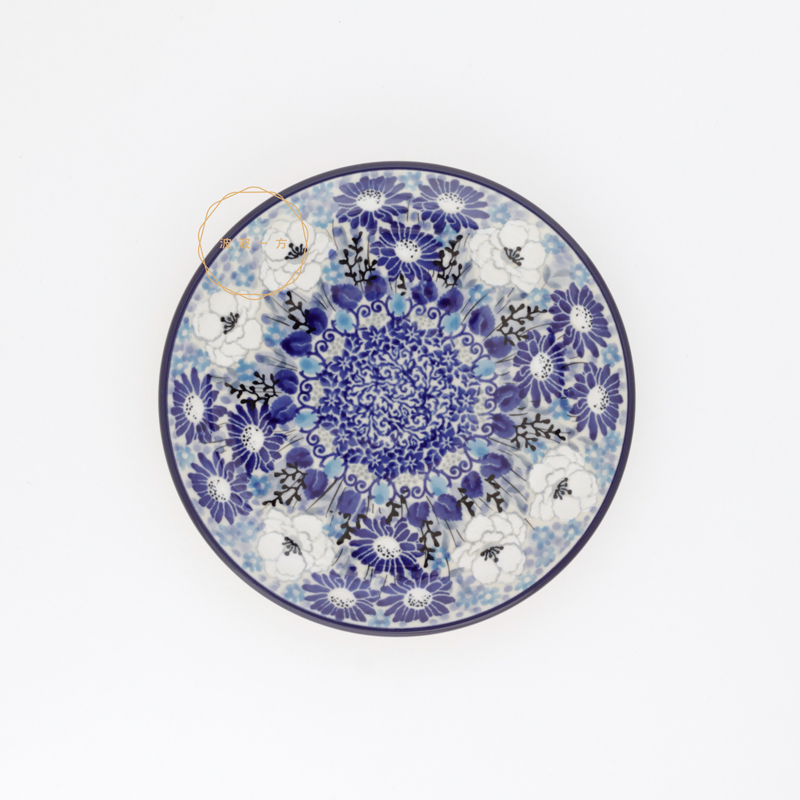 圓盤-Ø15.5cm-簇擁的藍