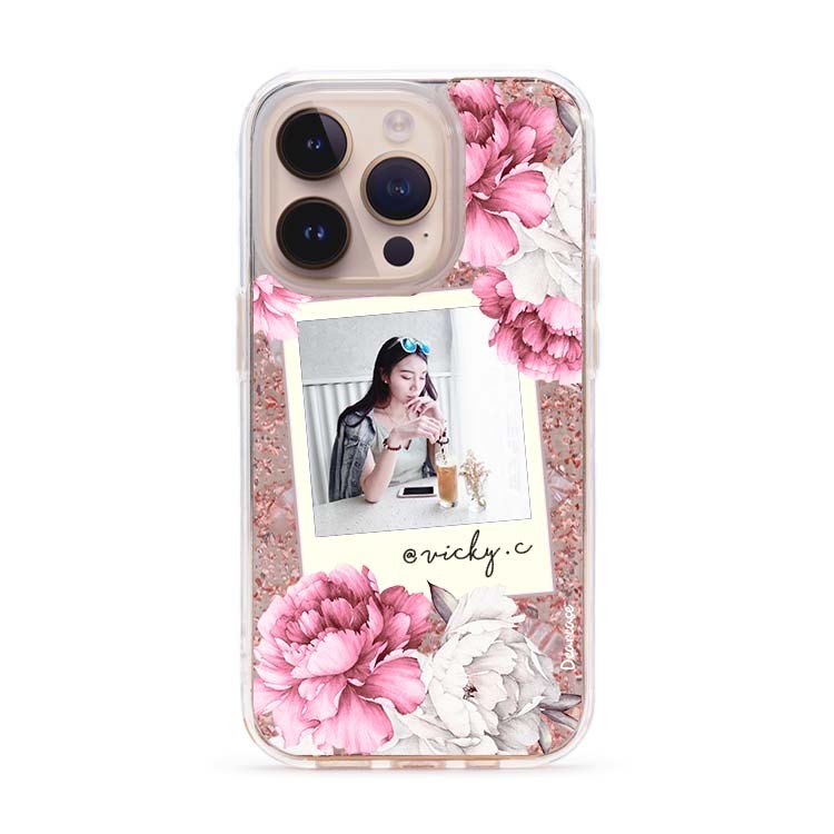 下午時光 玫瑰金貝拉殼 - (訂製名字) iPhone客製化手機殼