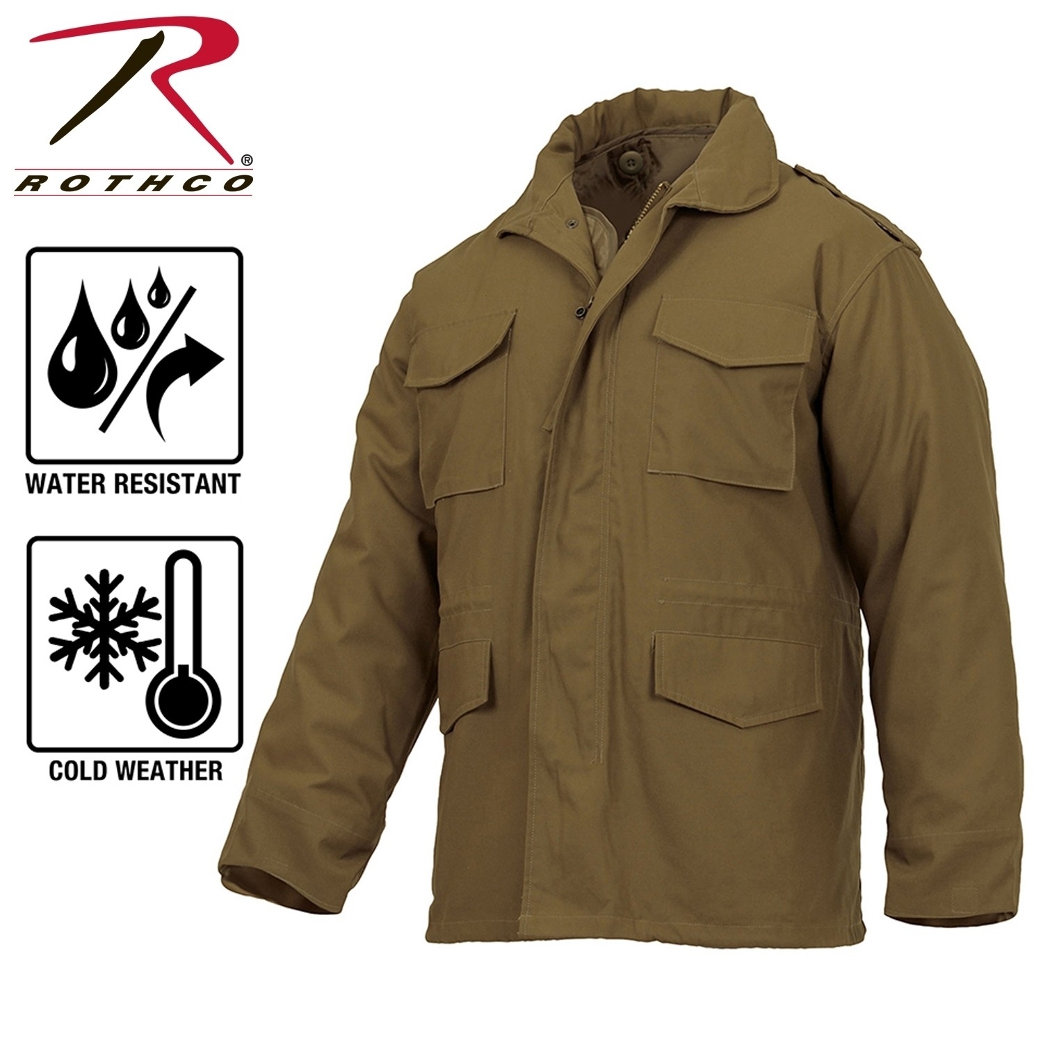 Rothco M-65 Field Jacket M65野戰夾克新版素色款[多色點入選擇] #美國