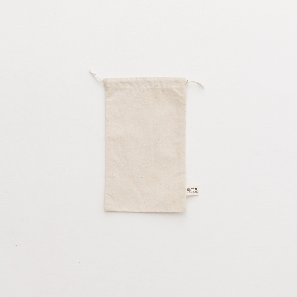 課程材料/素色長形束口袋