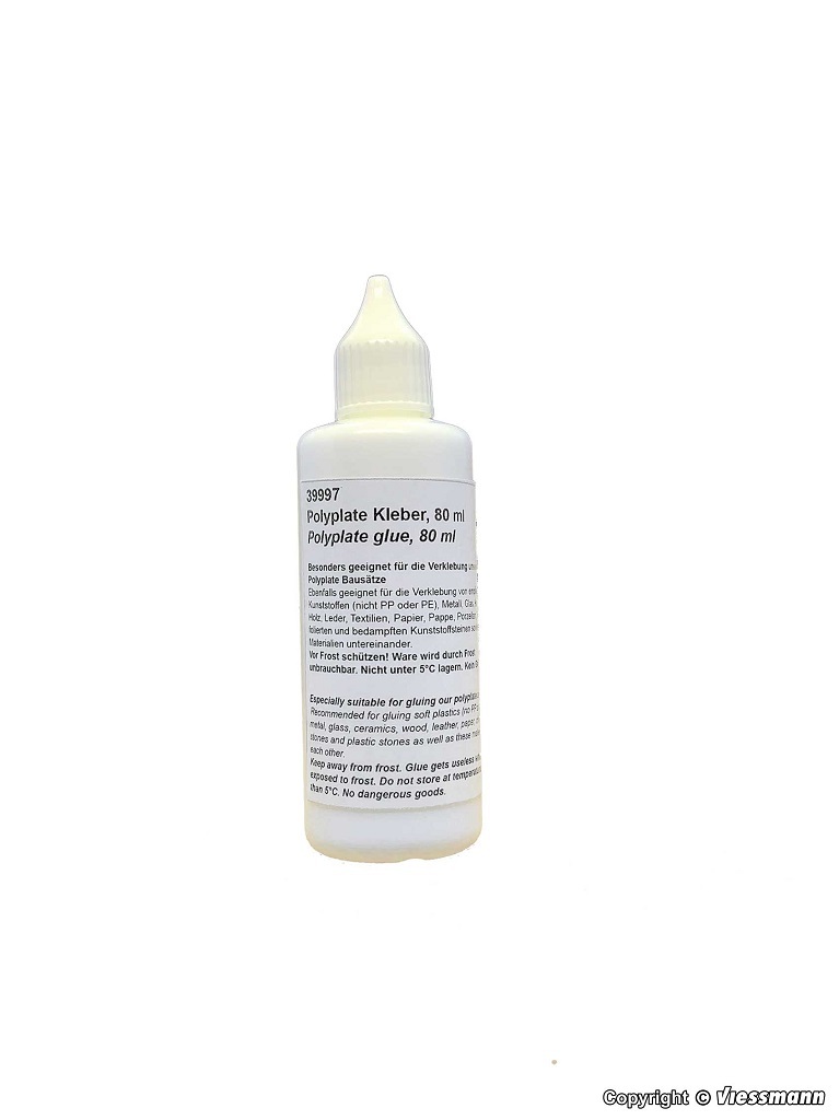 Kibri 39997 Polyplate glue, 80 ml 紙類用 模型膠