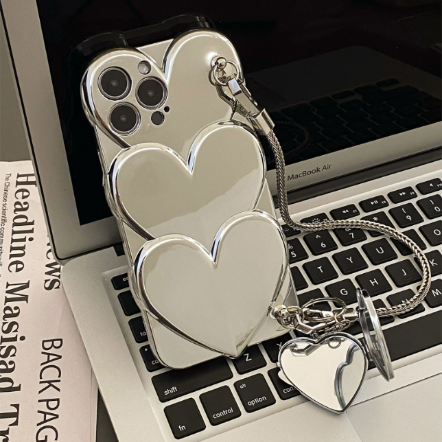 Heart Silve phone case