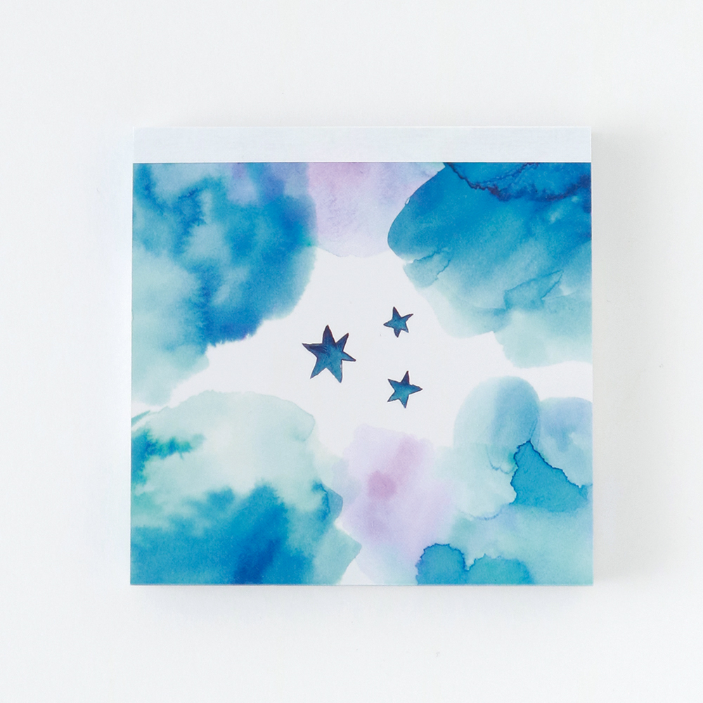 星夜 方形便條本 ｜日本STUDY HOLIC