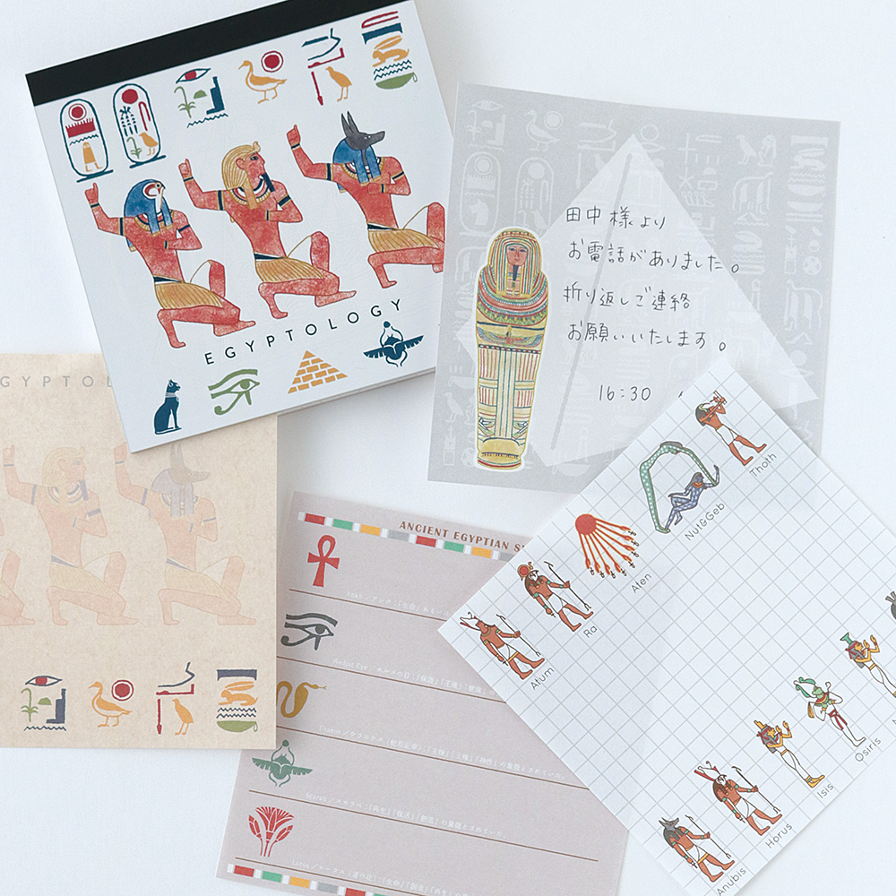 古埃及學 方形便條本 ｜日本STUDY HOLIC