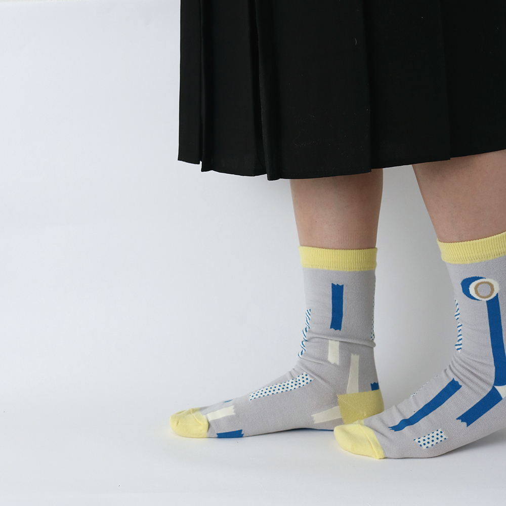 紙膠帶 襪子 ｜日本STUDY HOLIC