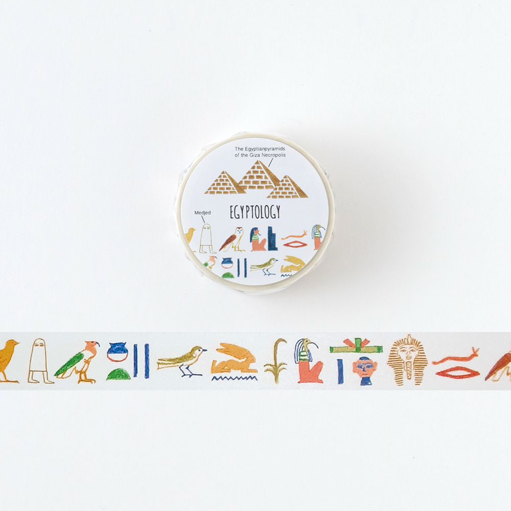 古埃及學 圖鑑系列 和紙膠帶 ｜日本STUDY HOLIC