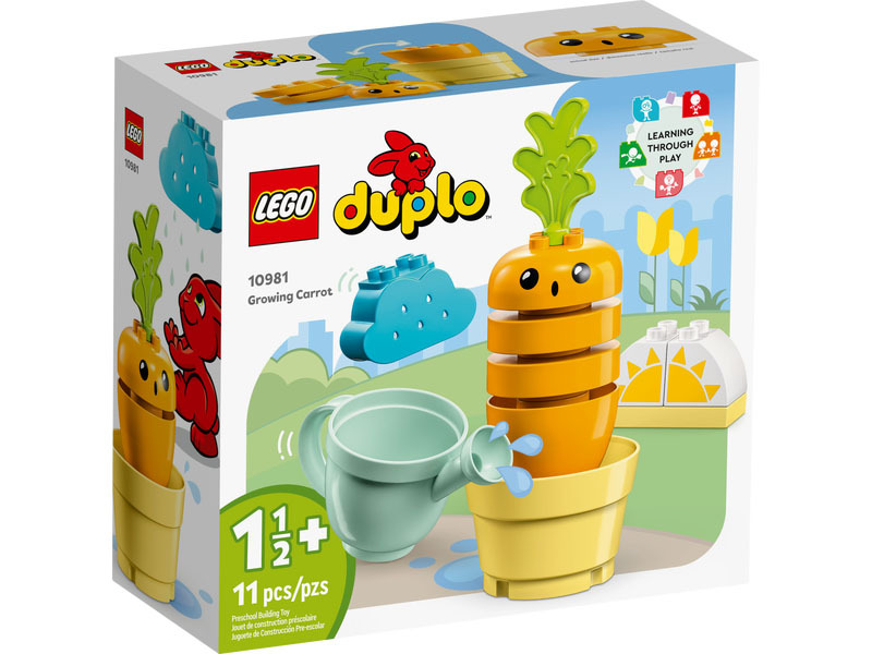 [飛米樂高積木專賣店] LEGO 10981 DUPLO-紅蘿蔔種植趣