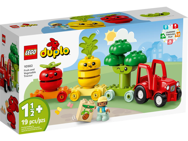 [飛米樂高積木專賣店] LEGO 10982 DUPLO-蔬果拖拉機