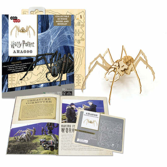 INCREDIBUILDS 3D PLYWOOD PUZZLE - Harry Potter: Aragog Kit+