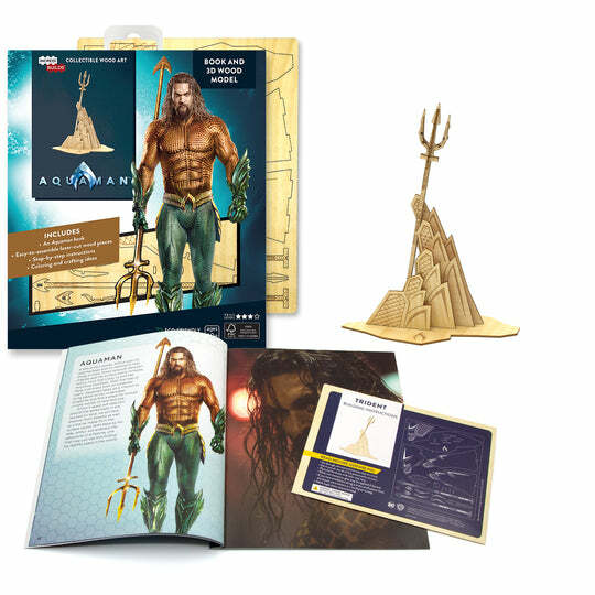INCREDIBUILDS 3D PLYWOOD PUZZLE - DC: Aquaman
