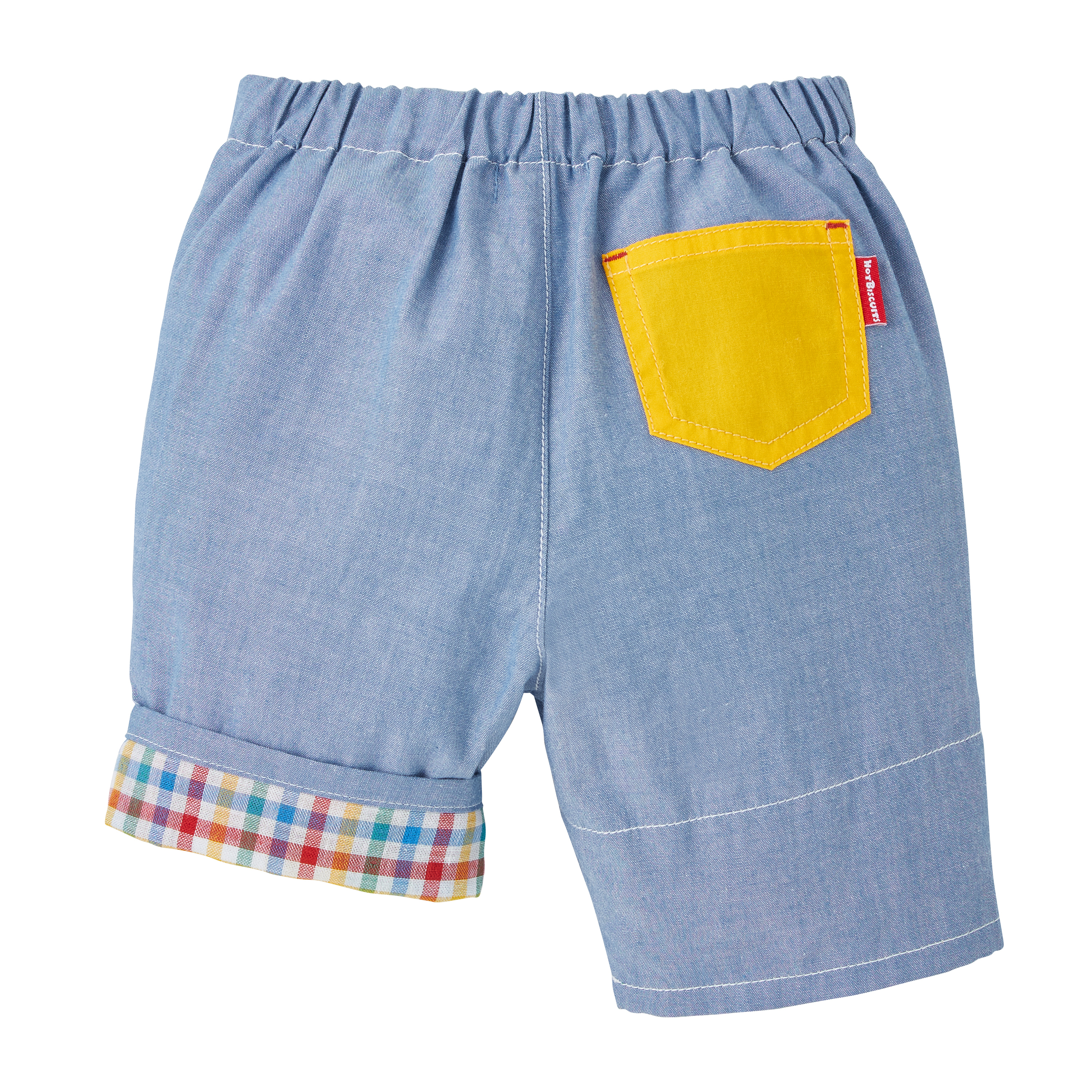 HB LOGO彩色刺綉短褲