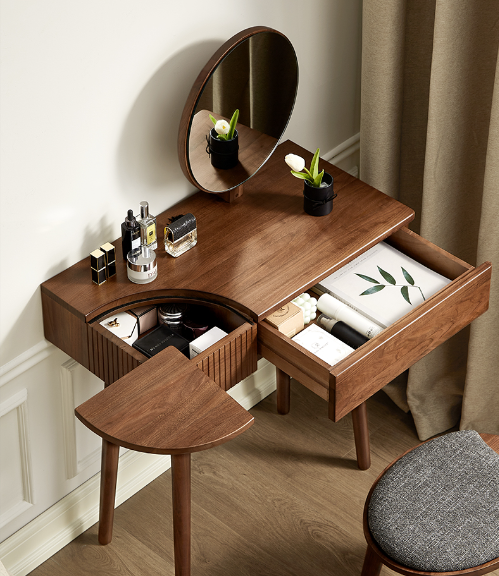 盧森堡胡桃木梳妝台 LSB-B5051