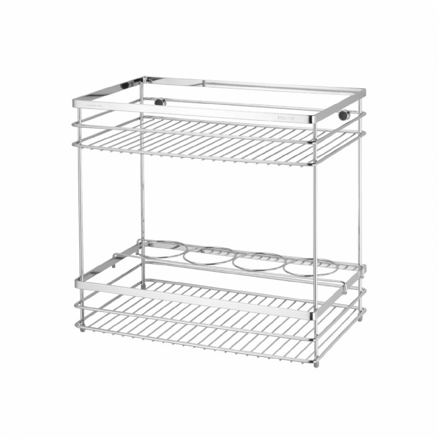 日日商 廚房系列-雙層置物架 扁型線條 ST6678DP-01