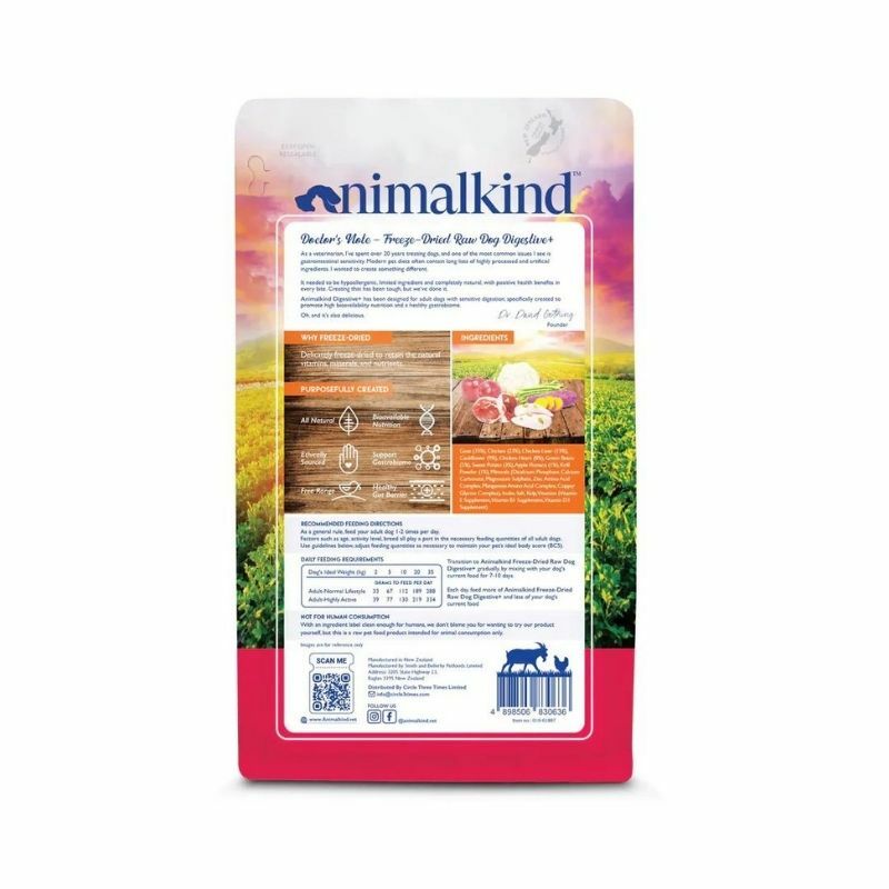 Animalkind 凍乾生肉狗主糧－Wellness+牛肉和羊肉配方 [100g/340g/700g]