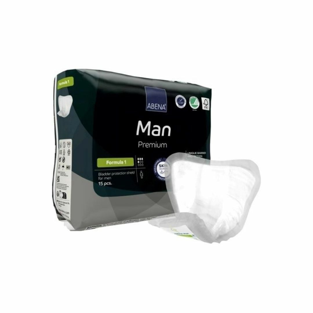 Abena 雅保 - 男士片芯 (23 x 30cm) | (原箱12包 x 15片)
