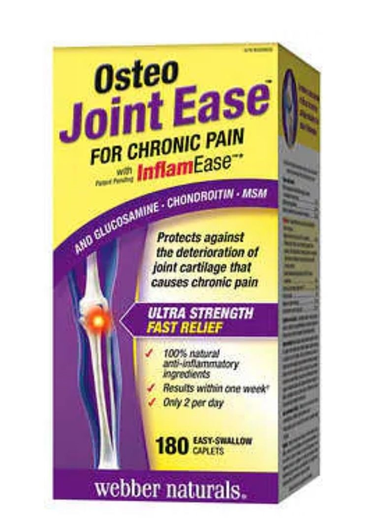 Webber Naturals Joint Ease 關節消炎止痛特強配方 180粒 CC76