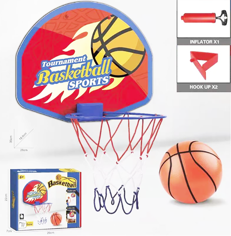 現貨區 盒裝玩具-投籃框掛式籃球板 YT1013