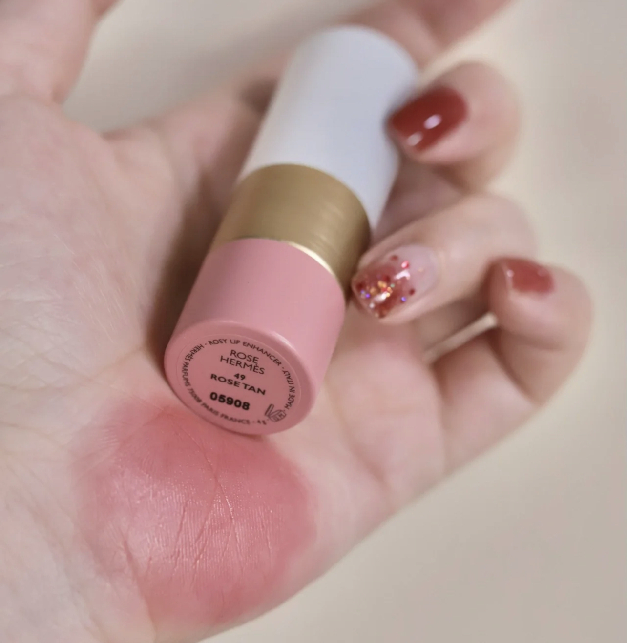 Hermes 瑰麗唇膏 #49 Rose Tan