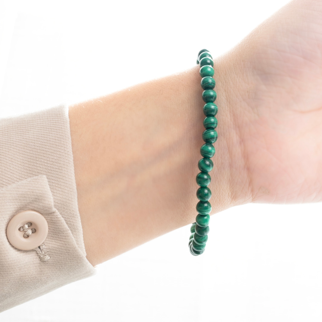 【無瑕】孔雀翎羽-孔雀石手鍊