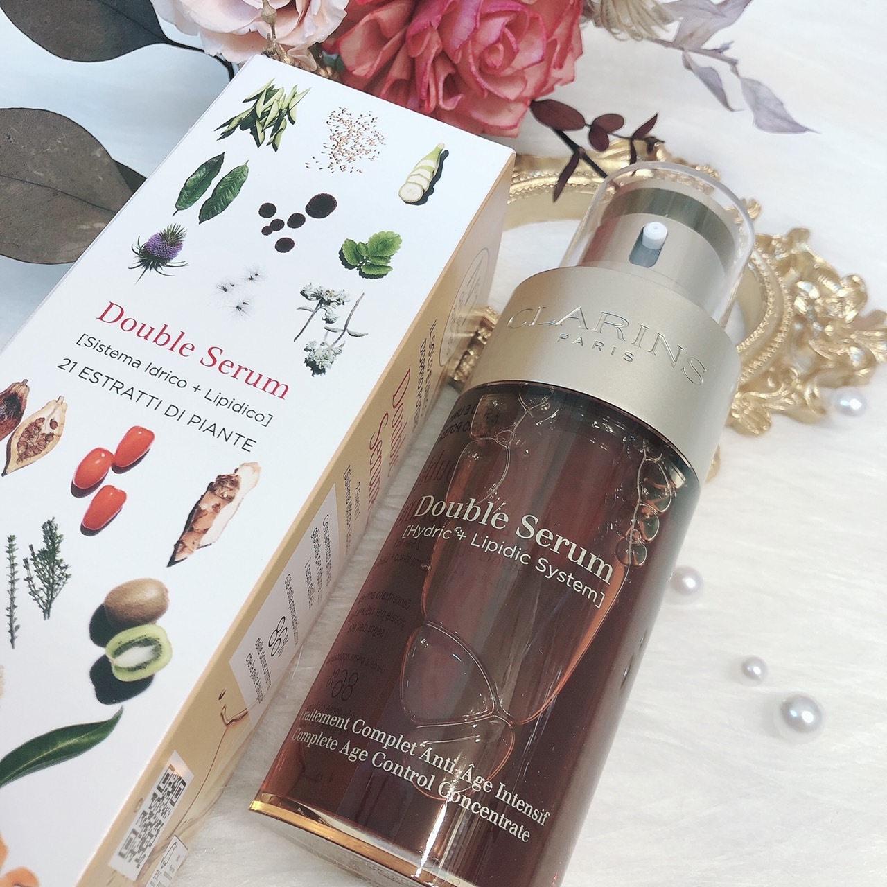 Clarins 克蘭詩 超級精華-黃金雙激萃 30ml/50ml/75ml