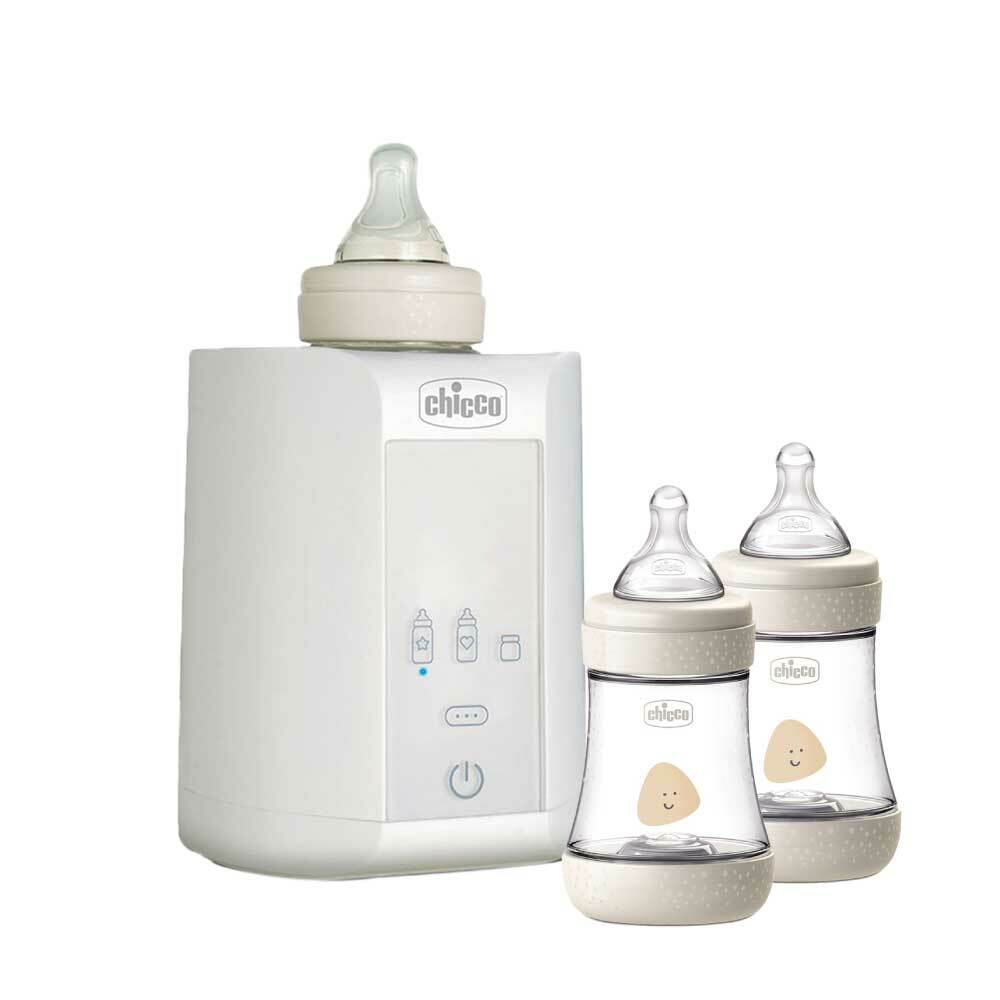 智能溫控溫奶加熱器(溫奶器)+Perfect 5-完美防脹PP奶瓶150ml(裸)2支