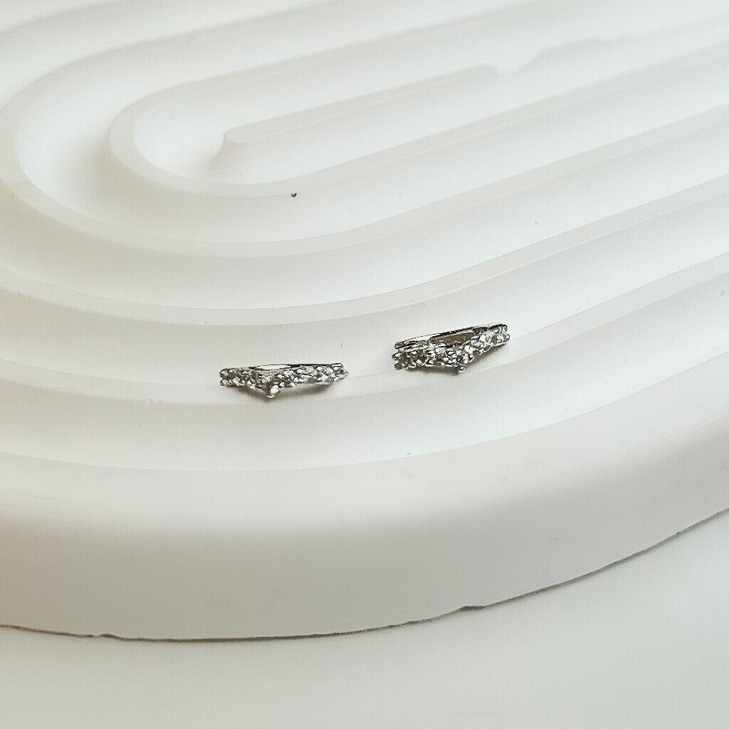 飛舞．海鷗排鑽純銀易扣