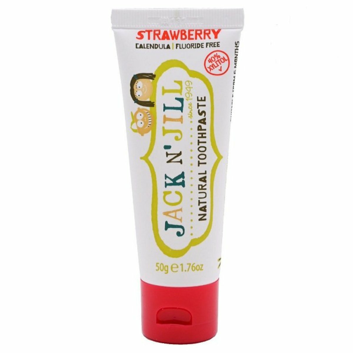 JACK N' JILL - 天然有機兒童牙膏(草莓) 50g [平行進口]