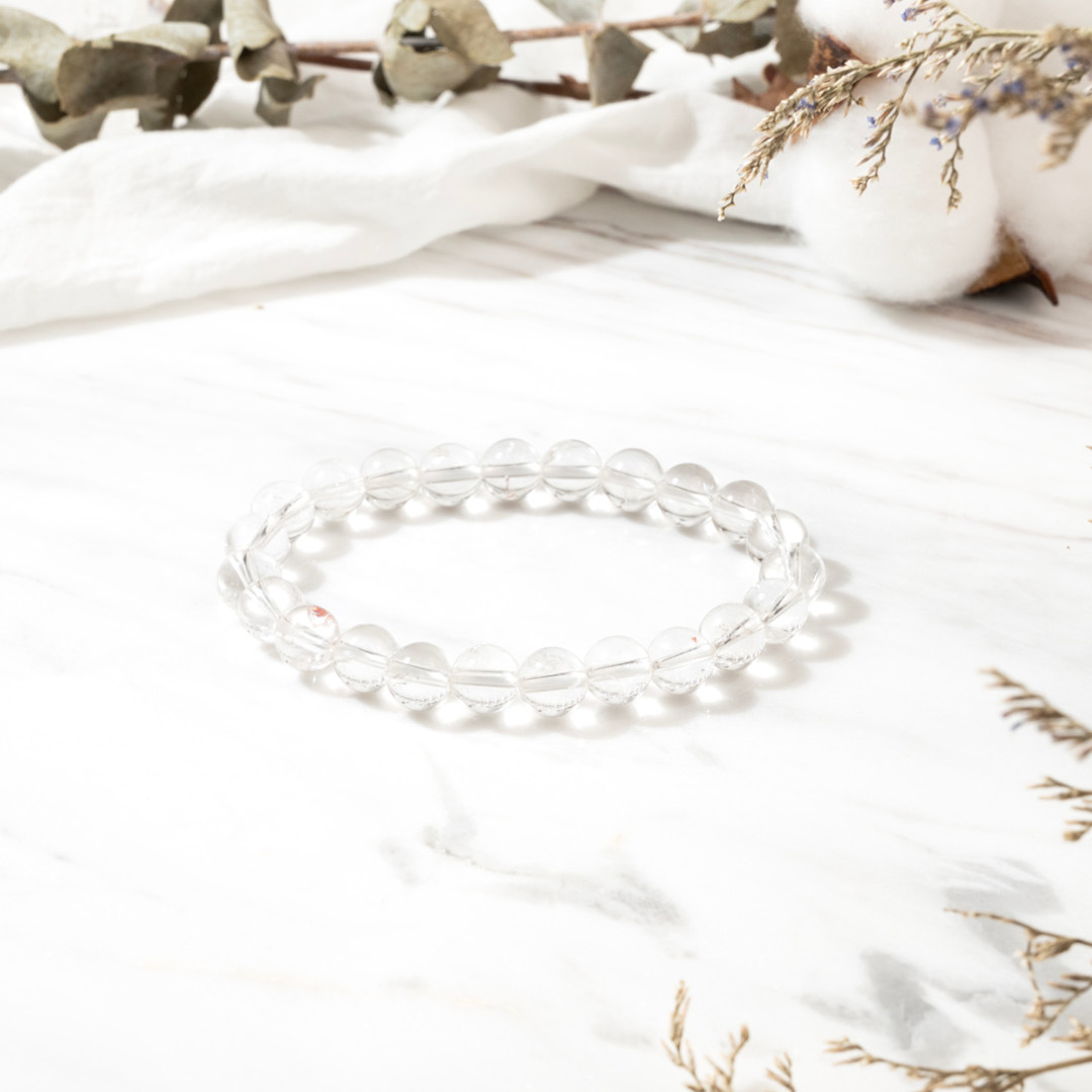 【無瑕】玉樹銀花-阿賽斯特萊白水晶手鍊