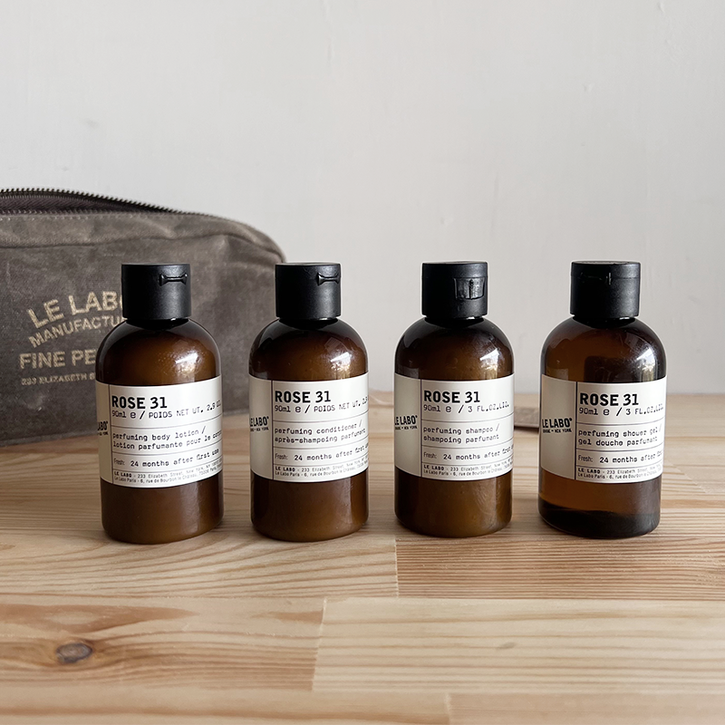 Amazon.com : Le Labo Santal 33 Body & Hair Travel Set 4 x