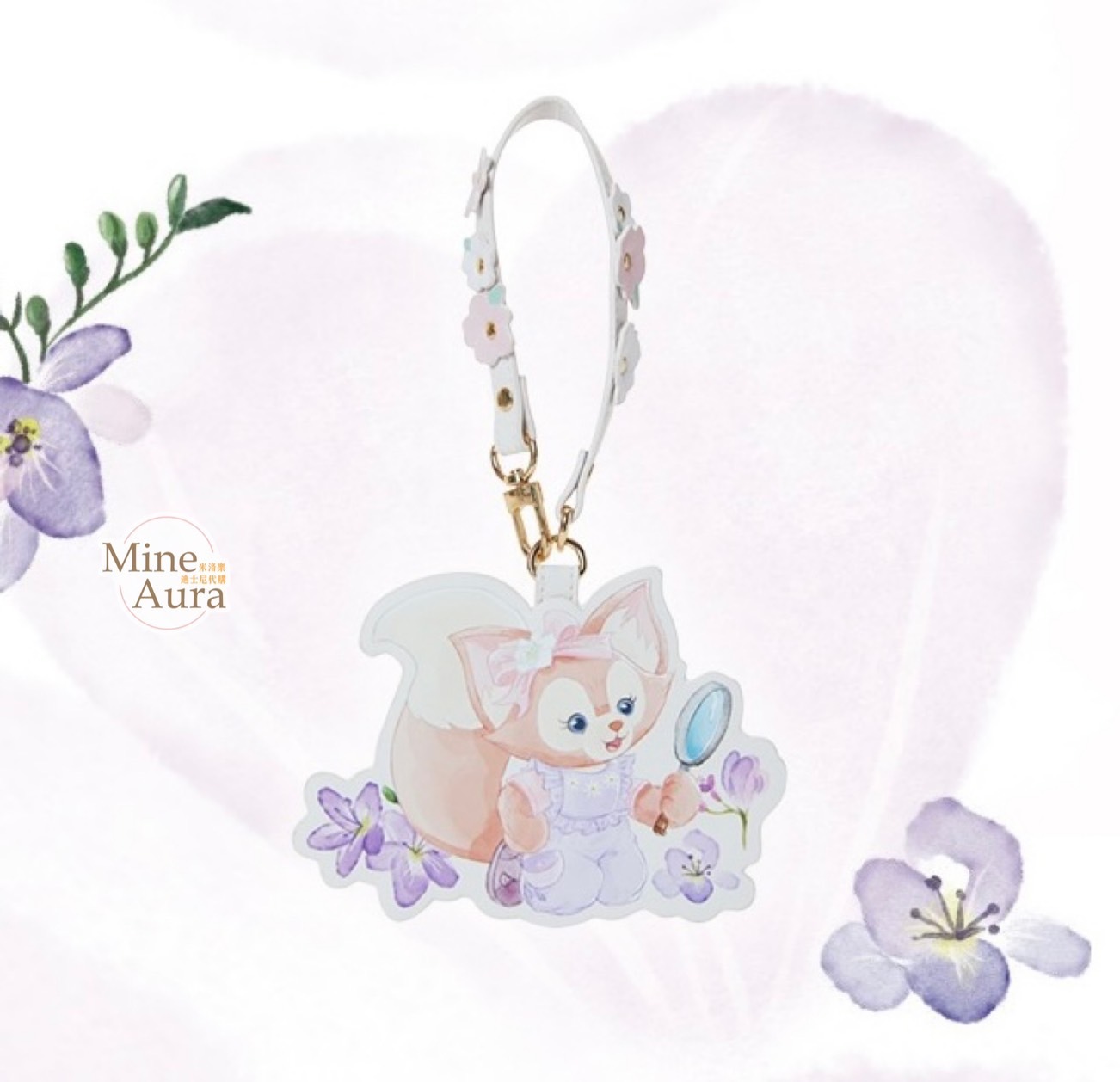 (限時特價) 2023 春日 達菲 Duffy 和朋友們系列 玲娜貝兒 Lina Bell 造型 票卡夾 -上海迪士尼樂園