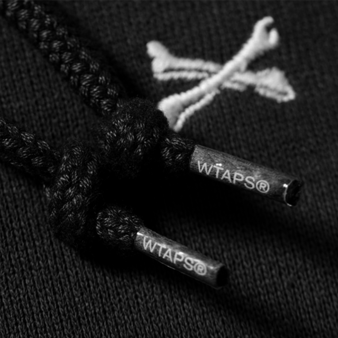 WTAPS ACNE / HOODY / CTPL. TEXTILE 滿版骨頭帽T 黑| FLOMMARKET