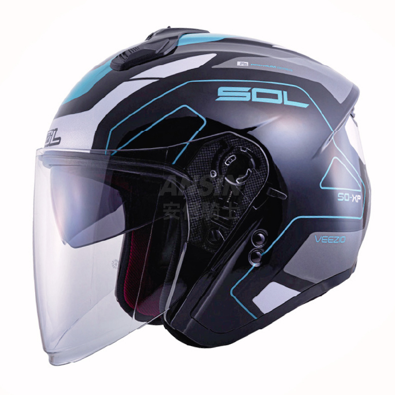 送好禮】SOL SO-XP 彩繪領航員半罩式安全帽|安信騎士
