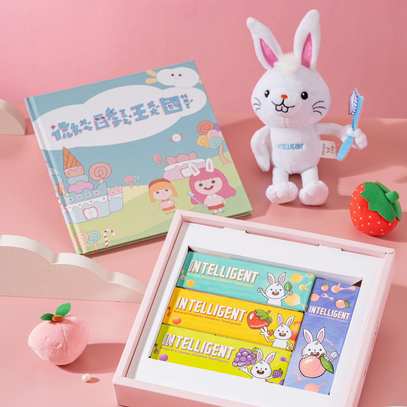 INTELLIGENT 因特力淨【兒童酵素牙膏禮盒】