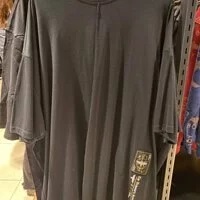 [S] BOYLONDON OVERSIZED SHIRT DRESS,BLACK GOLD, B92TS1219U99 (SBB185)