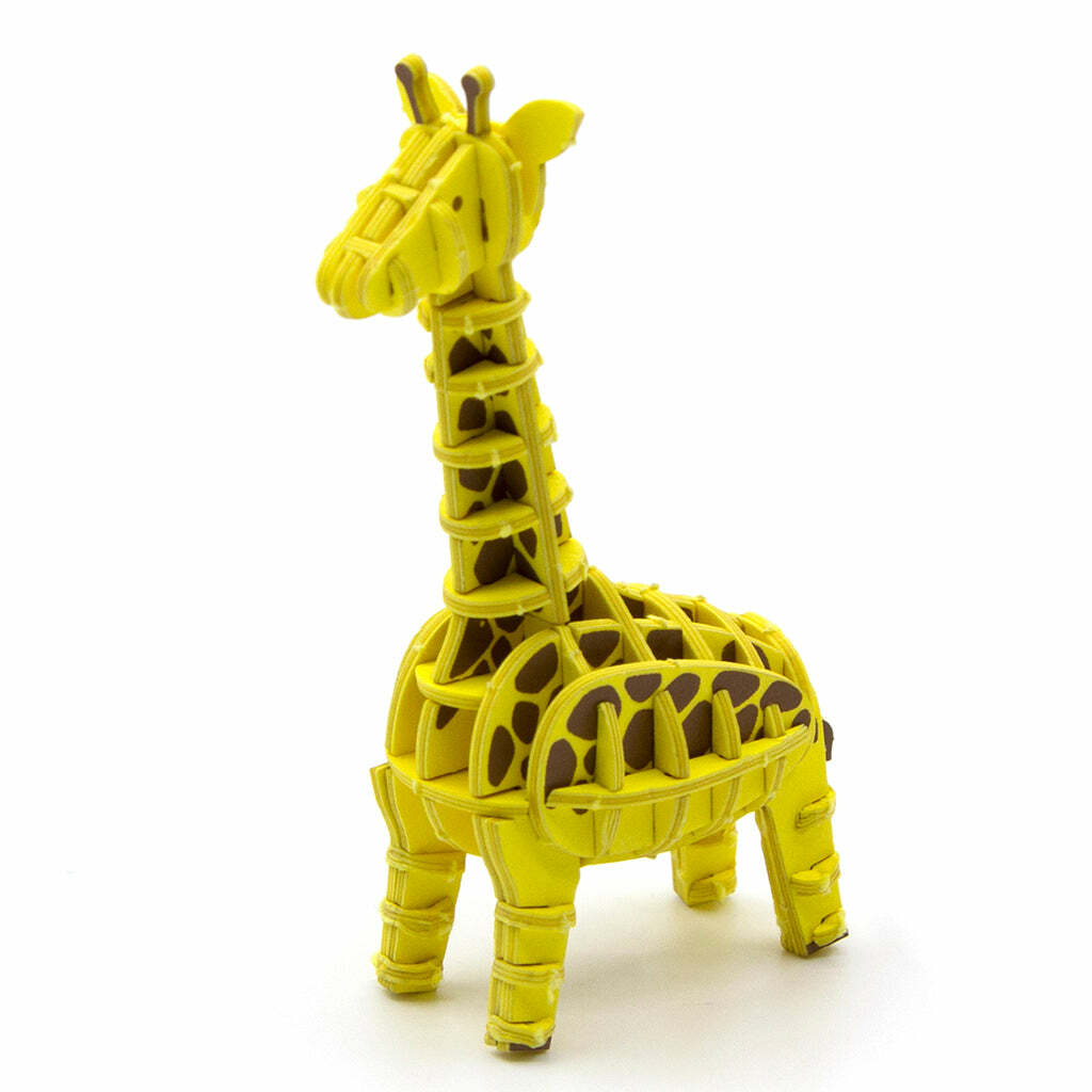 Jigzle 3D Paper Puzzle Giraffe (Colored)