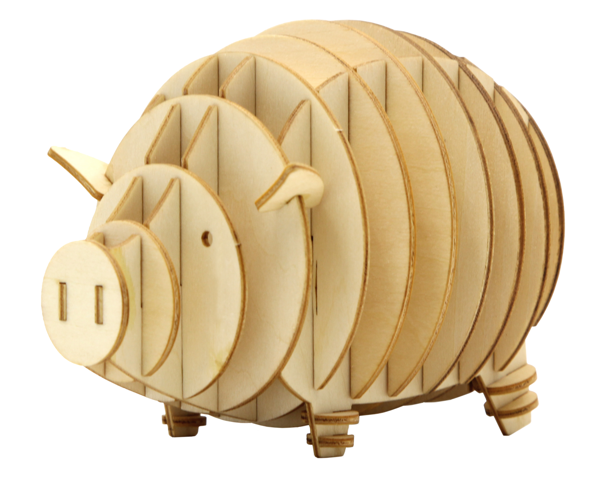 Jigzle 3D Plywood Puzzle - Pig