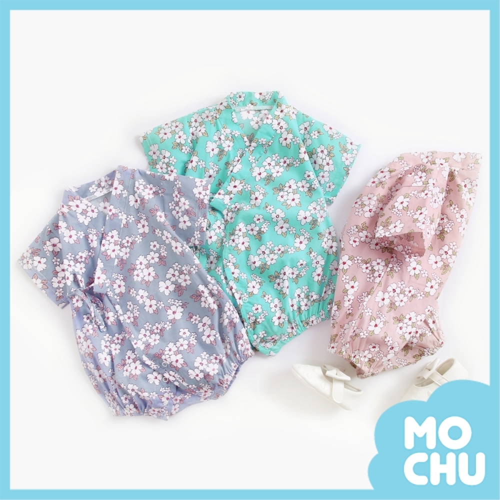 滿滿櫻花綁帶包屁衣(三色)