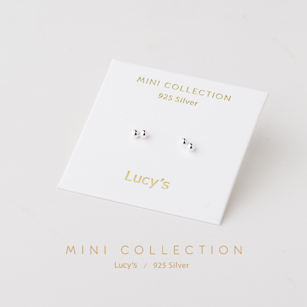 *925純銀〔輕銀系列〕點點 耳環 (104451)