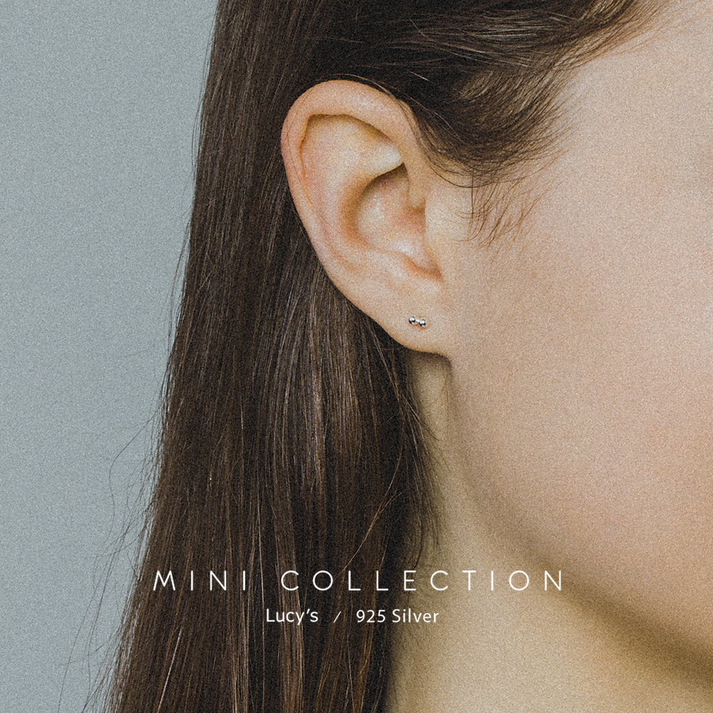 *925純銀〔輕銀系列〕點點 耳環 (104451)