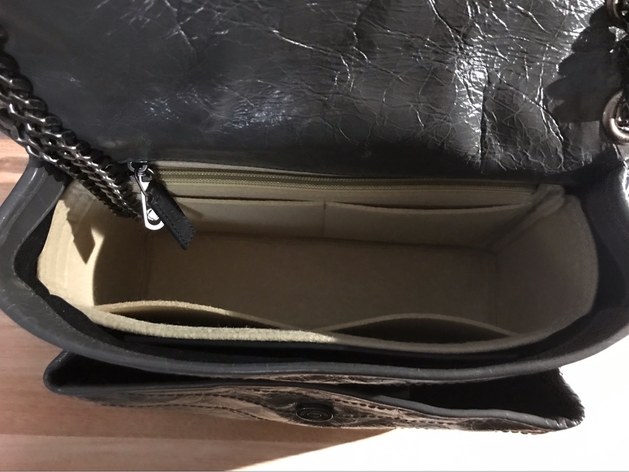 YSL聖羅蘭Niki郵差包內膽包 包中包 大中小號 包撐 收納