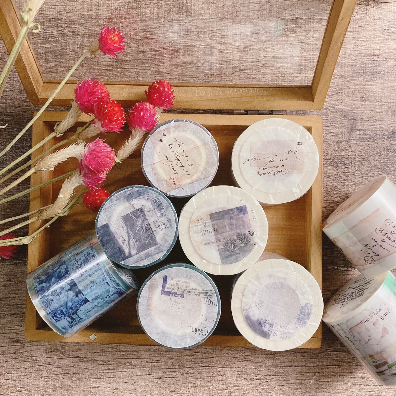 Lihaopaper｜書寫片段-斑駁、褪色、呢喃 紙膠帶 (60、61、62、63、64、65)